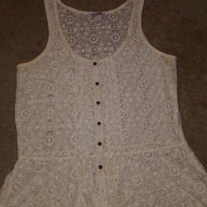 Lace tank top